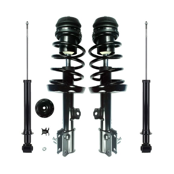 Set of 4 Front Quick Complete Strut-Coil Spring-Rear Strut For 2001 2005 Saturn L300 V6 3.0L