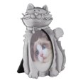 thumbnail image 3 of Adorable marco de fotos de metal de 3 pulgadas con diseño de gato de dibujos animados para decorar tus recuerdos, 3 of 8