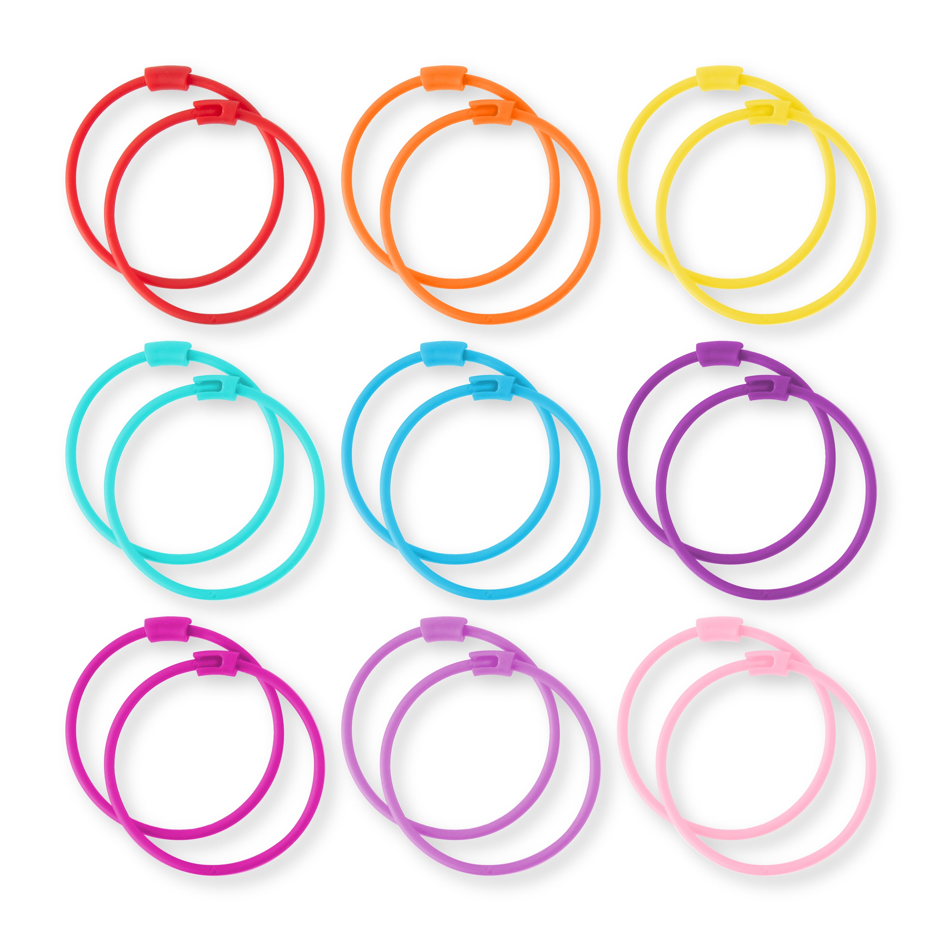 12 Packs: 18 ct. (216 total) Plastic Bead Bracelets by Creatology