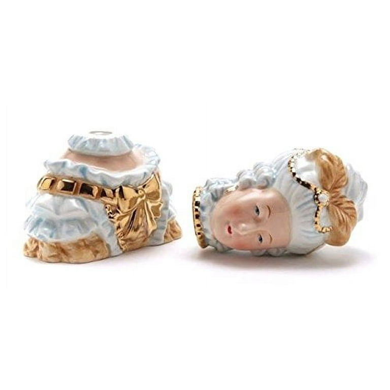 180 Degrees Ceramic Marie Antoinette Salt And Pepper Shaker In