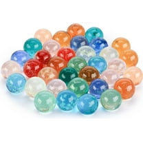 40Pcs Glass Marbles,Happon Glow in The Dark Marbles 12mm/0.47inch Decorative Luminous Glass Marbles for Kids Marble Runs DIY Project Home Decor
