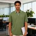 thumbnail image 3 of Lollipie Men's Polo Shirts Short Sleeve Casual Collared T Shirt Golf Shirts for Men, 3 of 7