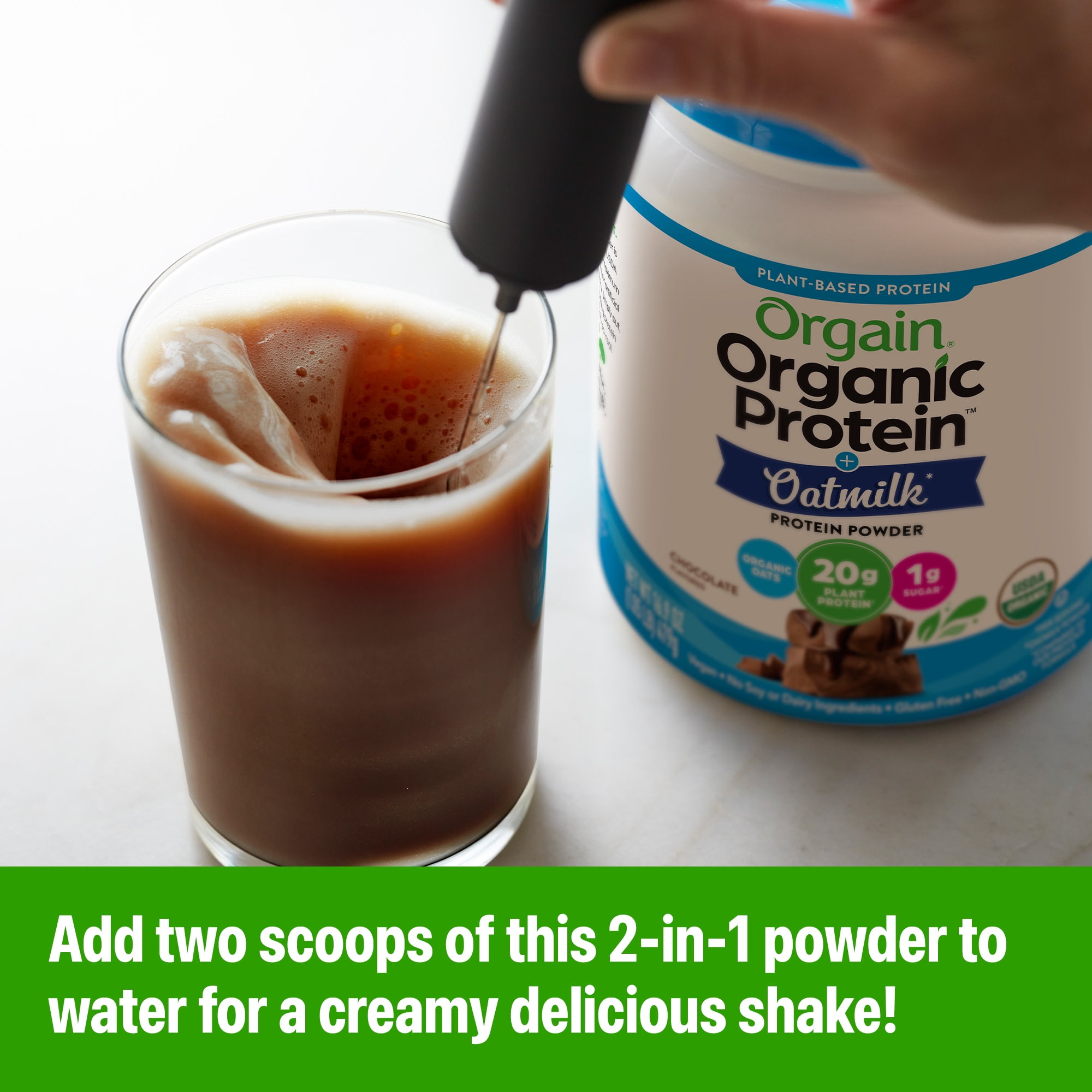 Orgain ® Organic Protein™ + Oatmilk Powder - Plant Based Chocolate