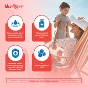 MaryRuths Liquid Multivitamin Essentials+ with Elderberry for Immunity Support, Vitamins A C D E, Fruit Punch Flavor, Ages 1+, 32 fl oz