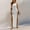 Dresses-500White, variant on Gamivast Beach Dresses for Women Slim Halter Neck Maxi Dress Sleeveless Backless Dress Solid Side High Slit Ribbed Knit for Summer Vacation