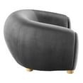 thumbnail image 3 of Modway Abundant Performance Velvet Armchair in Charcoal, 3 of 7