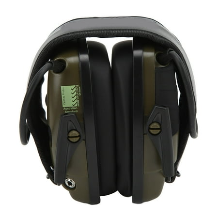 

Professional Ear Defender Plastic Material Outdoor Shooting Earmuff For Outdoor For Shooting Black Green