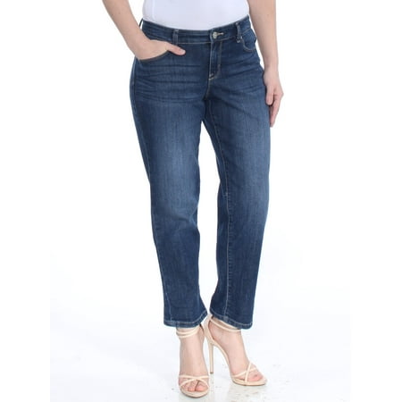 STYLE & COMPANY Womens Blue Boyfriend Jeans Petites  Size: