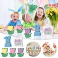 thumbnail image 1 of Easter Wooden Decorations Party Table Scene Props DIY Holiday Ornament Set Reusable Rustic Easter Decor Craft Display Centerpiece For Home Party School Event Spring Festival Decoration, 1 of 9