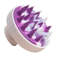 thumbnail image 2 of Masajeador cuero cabelludo cepillo champú portátil mano Yinane Violeta, 2 of 8