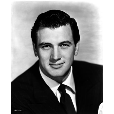 Rock Hudson Posed in Black Suite Portrait Photo Print (8 x 10 ...