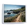 thumbnail image 2 of Designart "Path Along the Coast III" Landscapes Floater Framed Wall Art Print, 2 of 7