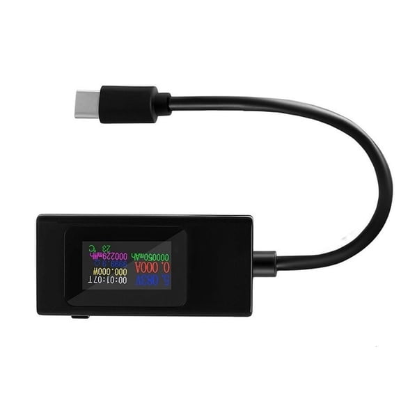 USB C Tester Multimeter Digital 4-30V 0-6.5A Power Meter Voltage and Current