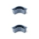 thumbnail image 4 of Yuarrent Estante para fregadero, contenedor de drenaje Triangular conveniente, fregaderos de frutas, estante de esponjas, organizador de cocina Azul 2piezas, 4 of 6