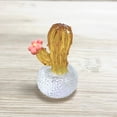 thumbnail image 1 of Mashaouyo Desktop Decor Cactus Car Center Console Decoration Transparent Resin Crafts Computer Home Decoration, 1 of 3