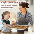 thumbnail image 5 of VeSteel Baking Cookie Sheet Set of 2, 17.7 x 13 x 1 inches Stainless Steel Rectangle Baking Pan Oven Tray, Dishwasher Safe, 5 of 7