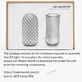 thumbnail image 5 of Para Bambu Lab DIY Creative Model Bambu led kit 001 Cargador de ratón inalámbrico para computadora Hardware del motor Reloj Regalos Piezas de impresora 3D, 5 of 5