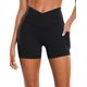 thumbnail image 1 of Shorts CRZ YOGA Butterluxe tiro alto cruzado con bolsillos laterales 10 cm XL, 1 of 5