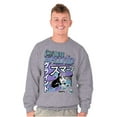 thumbnail image 3 of The Smurfs Kanji Gargamel Daily Grind Men's Crewneck Sweatshirt Brisco Brands X, 3 of 6