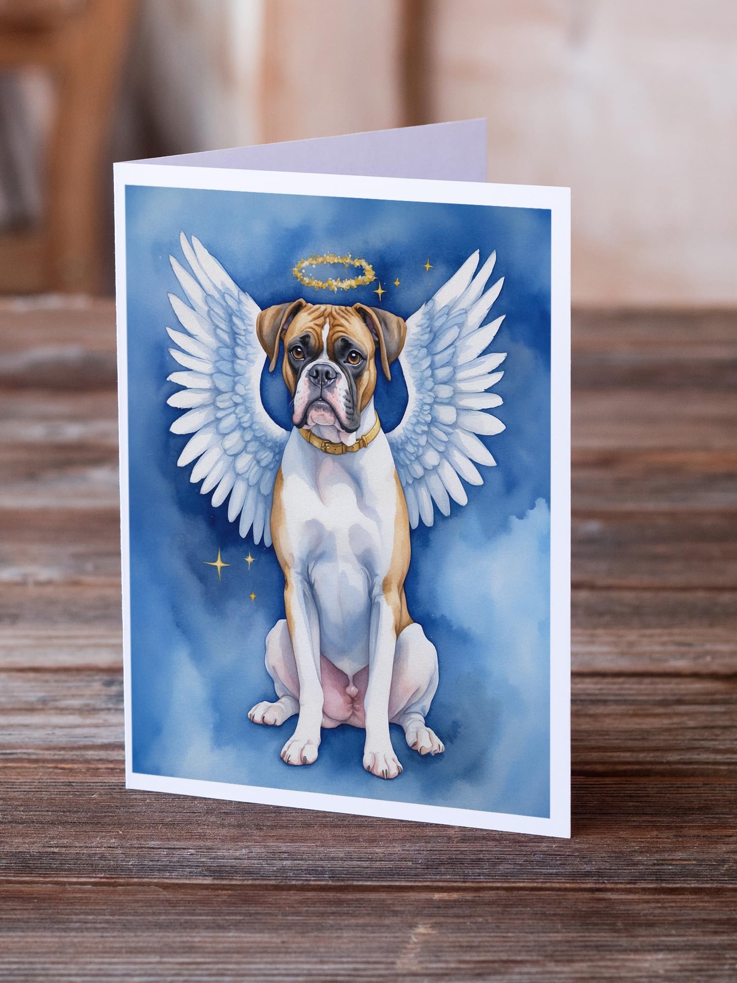 Boxer My Angel Greeting Cards Pack of 8 7 in x 5 in
