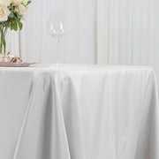 Balsa Circle 72x120 Polyester RECTANGULAR Tablecloth - Table Linens - White
