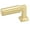 Satin Brass, variant on Schaub And Company 472-PN Haniburton 2" Long Contemporary Urban Luxury Lever Pendant Style