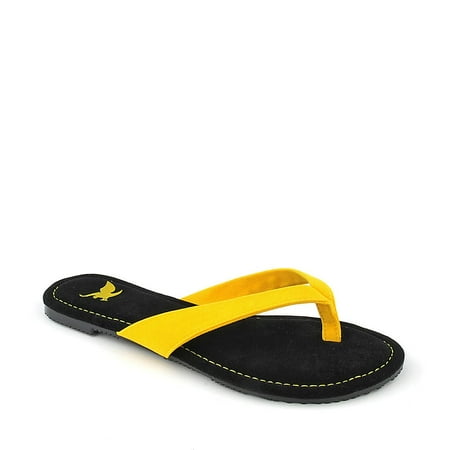 

Yellow Women s Flip Flop Flat Sandal Thongs