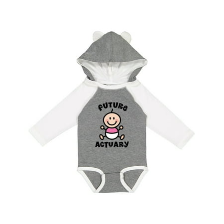 

Inktastic Future Actuary Baby Girl Gift Baby Girl Long Sleeve Bodysuit