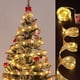 thumbnail image 2 of Cinta de luz de hadas para decoración navideña, adornos de árbol de Navidad para el hogar, 2022 lazos, cadena de luces, Navidad Natal, Año Nuevo, 2023, 2 of 4