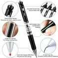 thumbnail image 4 of deli 36 Packs Gel Pens Black Ink, Fine Point 0.7 mm, Fast Dry for Note Taking, Home Office, 4 of 7