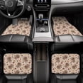 thumbnail image 7 of Wukai Cute Autumn Turkey Front Car Floor Mats Four-Piece Set Front & Rear Universal Car Floor Mats for SUVs, Trucks, Sedans, 7 of 7