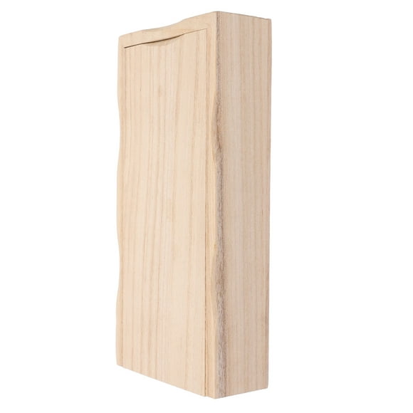 TABLZONE 1Pcs Wooden Box Rectangular Shape for Bridal Shower 8.3x3.9x1.6in