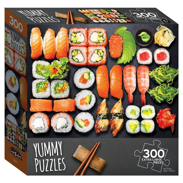 Cra-Z-Art Sushi Jigsaw Puzzles for Classroom Activities - Walmart