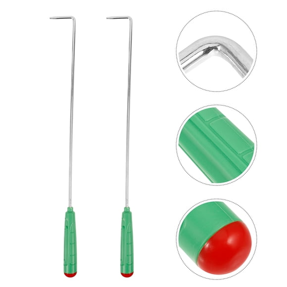 ADDHAT 2Ud Palos Para Acero Inoxidable Uso En Interior Y Exterior Portátil
