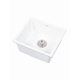 thumbnail image 2 of Tarja de Cuarzo Blanco Mate Compacta para Empotrar 45x40x23cm Mayor Profundidad Resistente Antibacterial con Contracanasta Maxims, 2 of 4