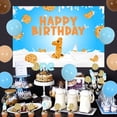 thumbnail image 4 of Milk and Cookies 1st Birthday Party Decorations Cookie Milk Backdrop Banner Cake Topper Balloons for Boys Cookie Milk First Birthday Party Supplies, 4 of 7