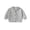 03# Gray, variant on Baby Toddler Boys and Girls Cardigan Sweater, Cotton V-Neck Ribbed Long Sleeve Snap Front Kids Sweater with Pocket Ages 0-4