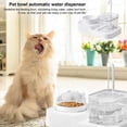 thumbnail image 4 of Pet Feeder And Water Dispenser 2 In 1 Bowls Feeder Food Dispenser Large Capacity Automatic Cat Water Dispenser For Large Small ShopWise Round, 4 of 8