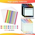 thumbnail image 3 of Tabla de recompensas Utron, paquete de 80 para niños con 2160 stickers de estrellas, 3 of 7