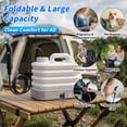 thumbnail image 3 of Electric Portable Bidet for Travel, Rechargeable Handheld Travel Bidet with 2 Spray Modes, 10L Foldable Bucket Included, Personal Hygiene Washer for Camping, RV, Outdoor & Home Use, 3 of 10