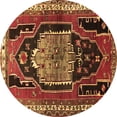 thumbnail image 1 of Ahgly Company Indoor Round Persian Brown Traditional Area Rugs, 6' Round, 1 of 4