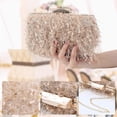 thumbnail image 5 of HMSHA Small Clutch Purses for Women Fluffy Evening Bag, 5 of 7