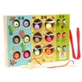 thumbnail image 1 of Gusanos Juguetes De Madera Juego Juguetes Educativos Para Montessori SM SunniMix bloques de pesca montessori, 1 of 8