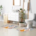 thumbnail image 6 of Yayeee Bath Rug for Bathroom Floor Non Slip Rectangle Fluffy Soft Absorbent Mat, 16"x24", Leopards Leaves, 6 of 7