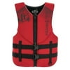 Full Throttle 1033457 Men's Red Neoprene Vest