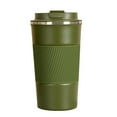thumbnail image 5 of Insulated Stainless Steel Travel Coffee Mug with Lid, Leakproof Double Wall Thermal Tumbler for Hot and Cold Drinks, Reusable Portable Cup for Daily Use(Black,510ML / 17.2Oz), 5 of 7