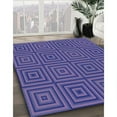 thumbnail image 2 of Ahgly Company Indoor Square Patterned Medium Slate Blue Area Rugs, 6' Square, 2 of 6