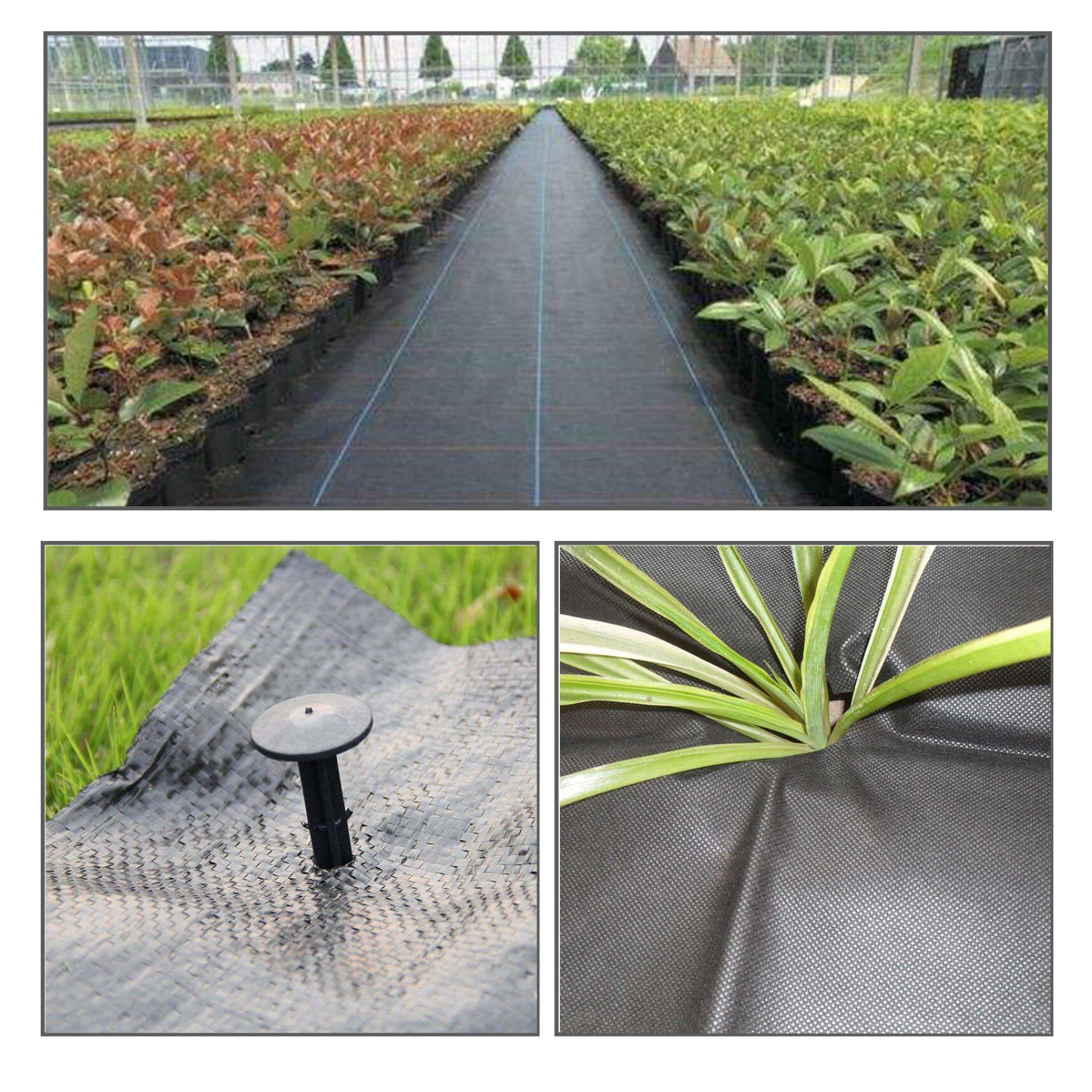 6 x 300FT Planting Cover Weed Barrier Fabric, Heavy Duty Ground Cover Block Weeds Control Landscape Fabric for Flower Bed, ​Underlayment