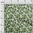 thumbnail image 2 of oneOone Polyester Spandex Green Fabric Floral Retro Sewing Craft Projects Fabric Prints By Yard 56 Inch Wide, 2 of 5