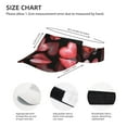 thumbnail image 4 of Daiia Ladybugs and Red Hearts Pattern Sport Sun Visor Hats Visor Cap Adjustable Empty Top Baseball Cap Cotton Ball Caps for Women and Men, 4 of 8